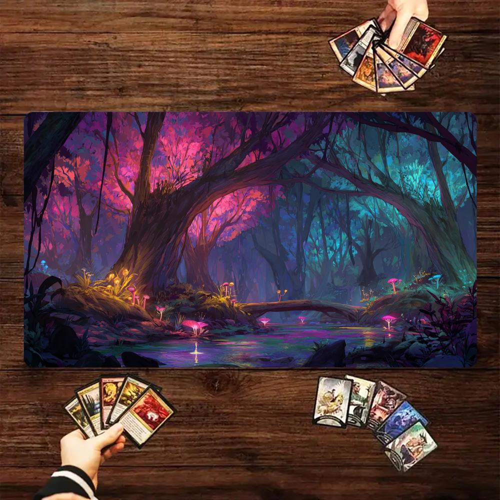Play Mat Neoprene - Orman Gizli Diyarı Temalı TCG Oyun