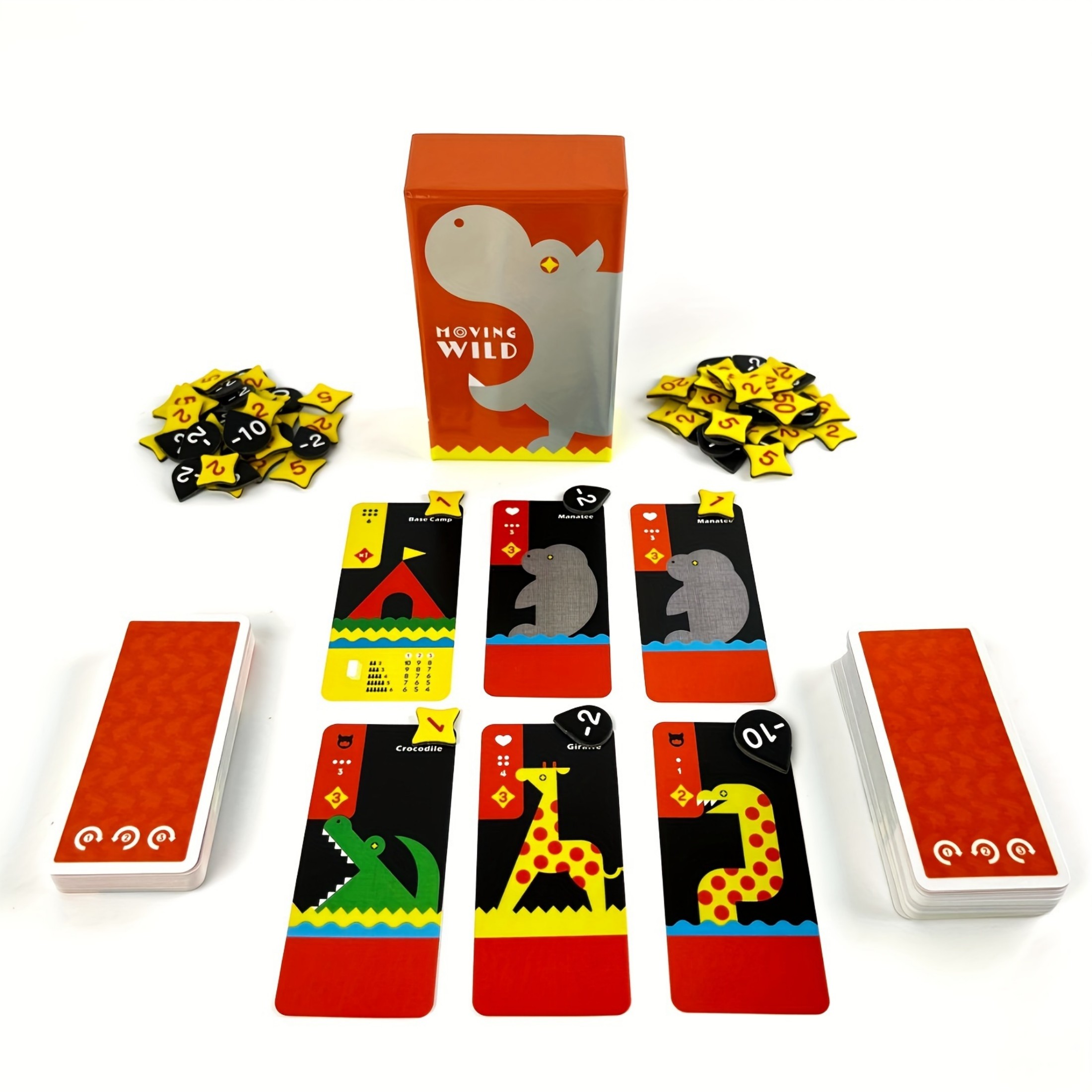 Board Game Wild Wild - Masa Oyunu: Hareketli Vahşi Hayvanlar –