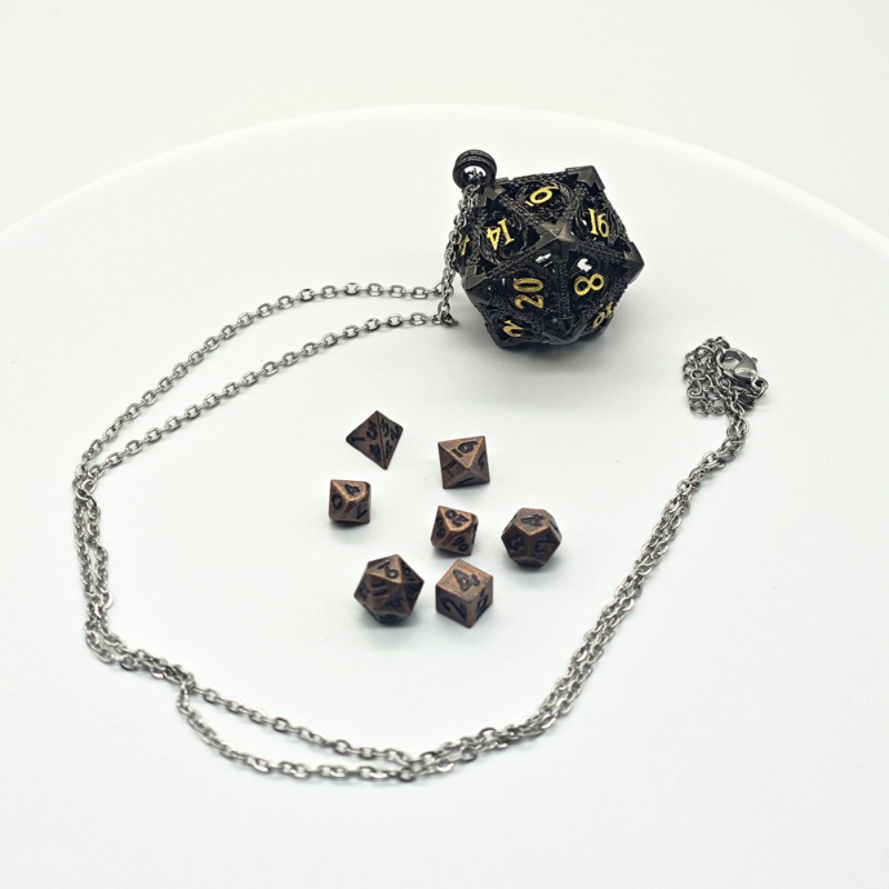 Board Game Io - 1 Set 20 Kenarlı Oyuk Metal