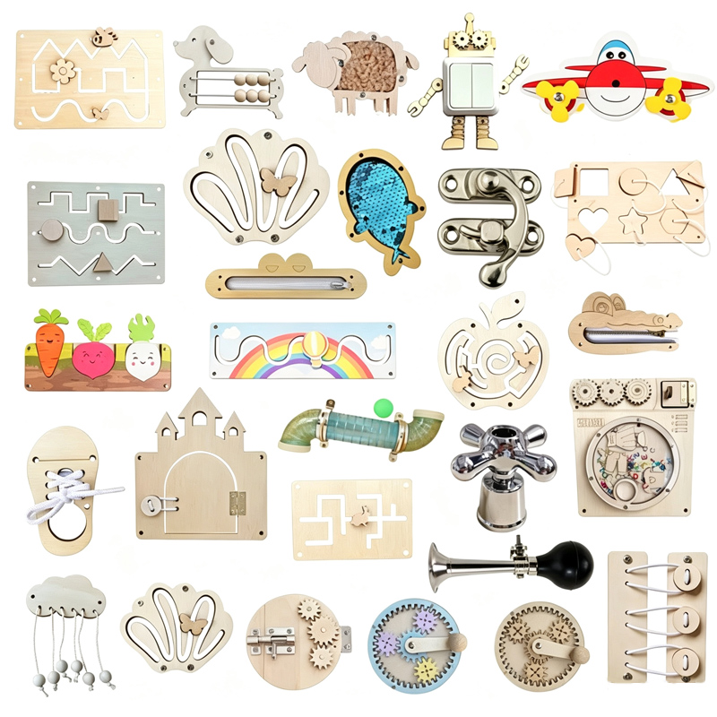Board Game Enthusiast - Çocuklar meşgul kurulu DIY aksesuarları bebek