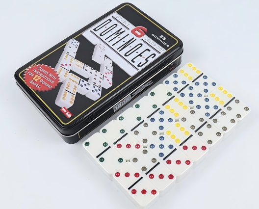Board Game Dots - ElegantMahj Çift Altılı Domino Seti Yetişkinler