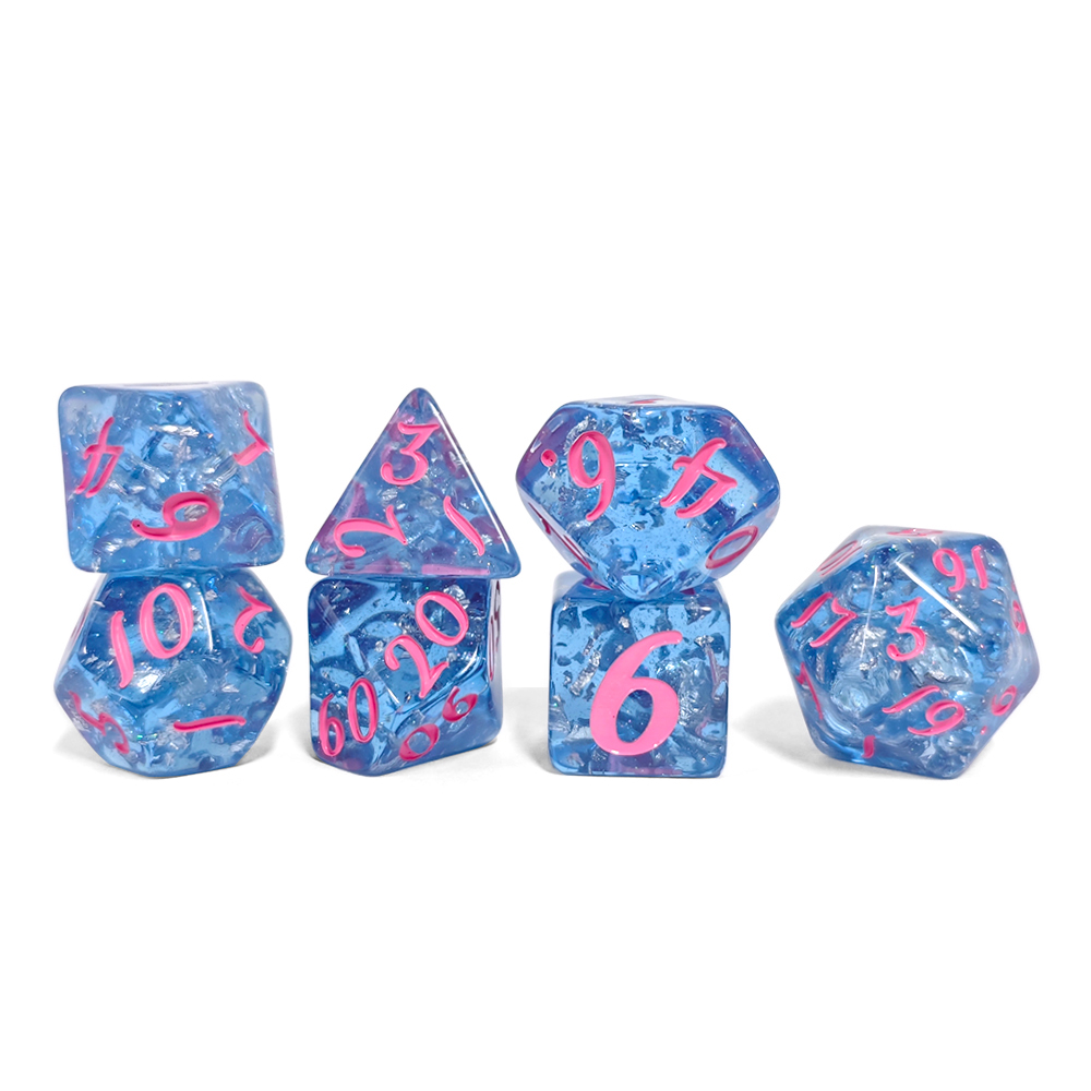 7 Parça/Set Mavi Renkli Reçine - Board Game Rpg incelemesi ve fiyatı