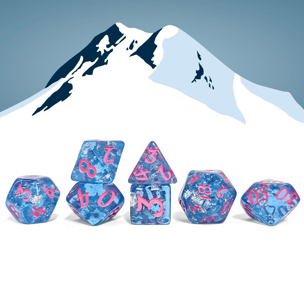 7 Parça/Set Mavi Renkli Reçine - Board Game Rpg incelemesi ve fiyatı