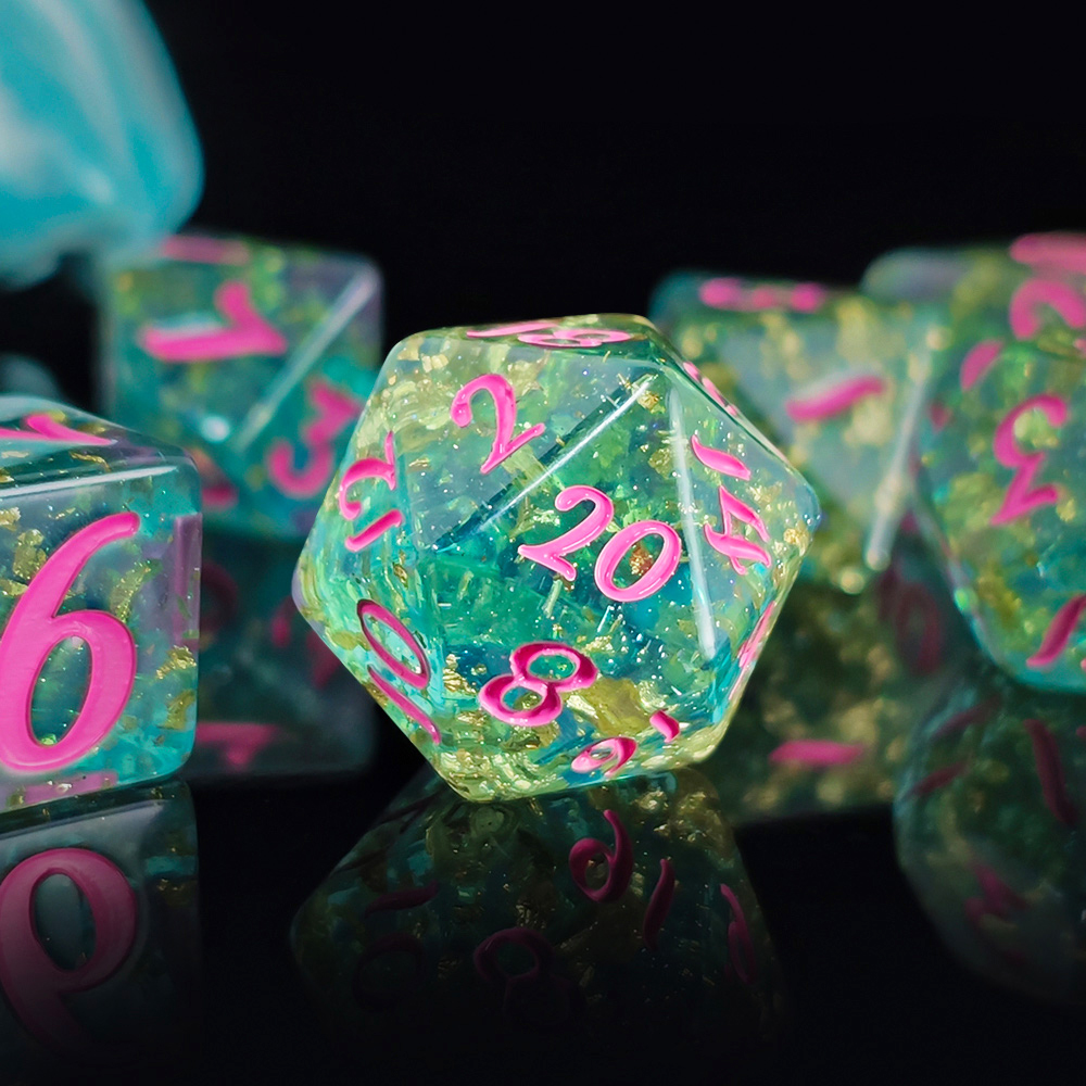 7 Parça/Set Parlak Folyo Kaplı - Board Game Rpg incelemesi ve fiyatı