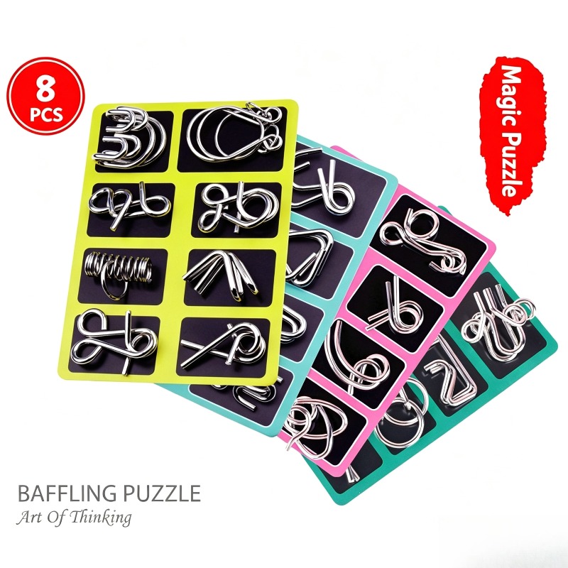 8 Parçalı Metal Bulmaca Seti K - Board Game Enthusiast incelemesi ve fiyatı