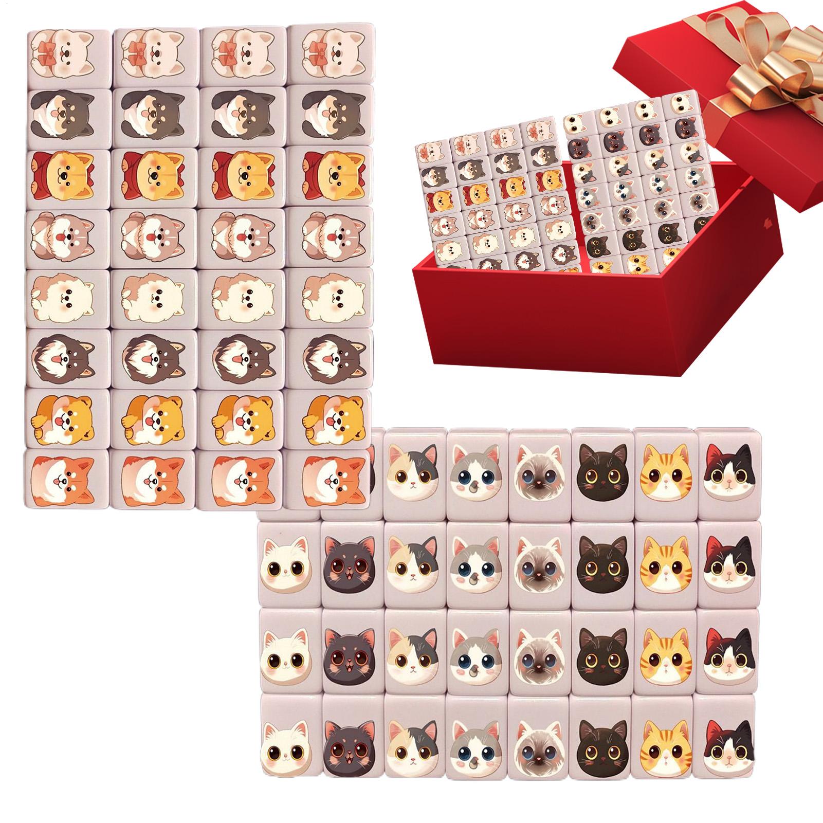 65 adet mini Mahjong tahta oyu - Board Game Mahjong incelemesi ve fiyatı