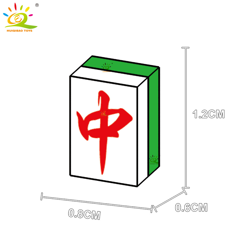 HUIQIBAO 292 adet MOC Mahjong  - Board Game Mahjong incelemesi ve fiyatı