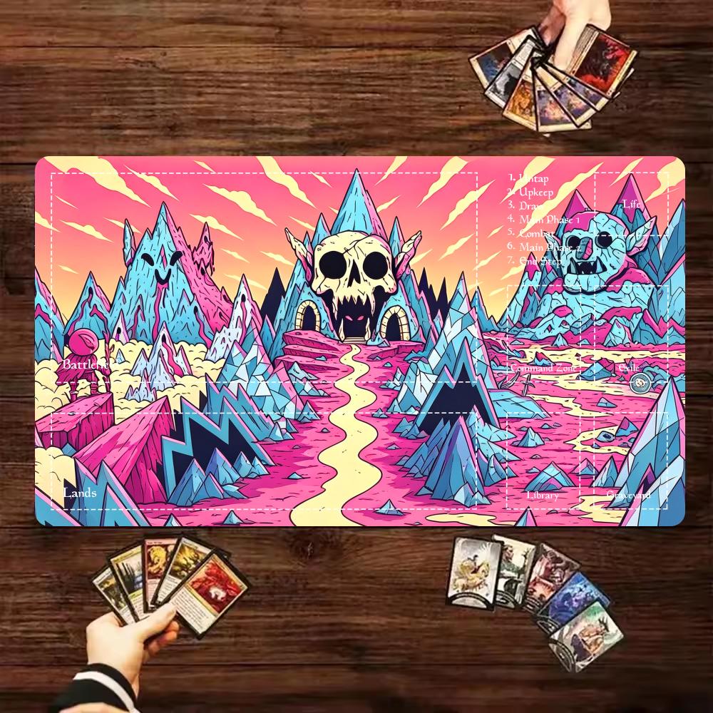 Karikatür Pembe Kafatası Dağ T - Play Mat Neoprene incelemesi ve fiyatı