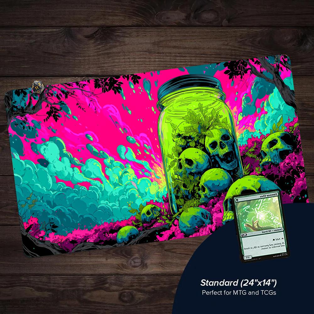 Neon Jungle ve Skull Bottles T - Play Mat Neoprene incelemesi ve fiyatı