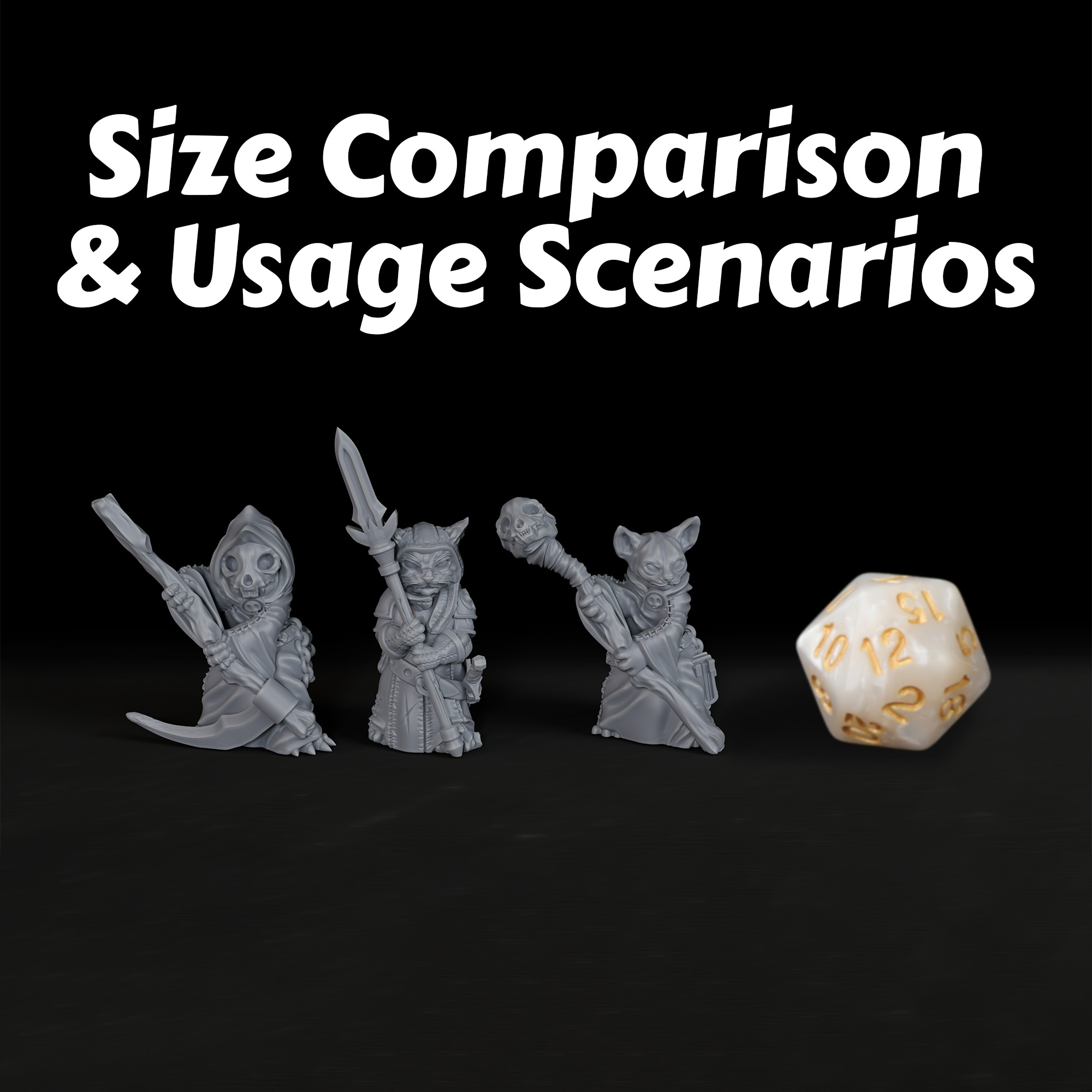 Üç Kedi Savaşçısı Minyatür Set - Board Game Rpg incelemesi ve fiyatı
