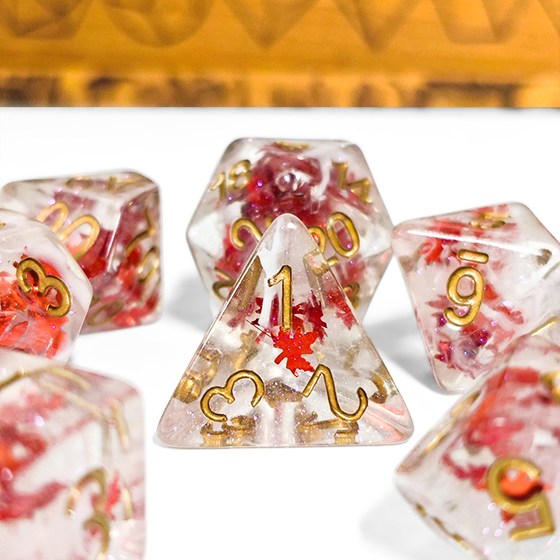 7 adet DND zar şeffaf reçine s - Board Game Rpg incelemesi ve fiyatı