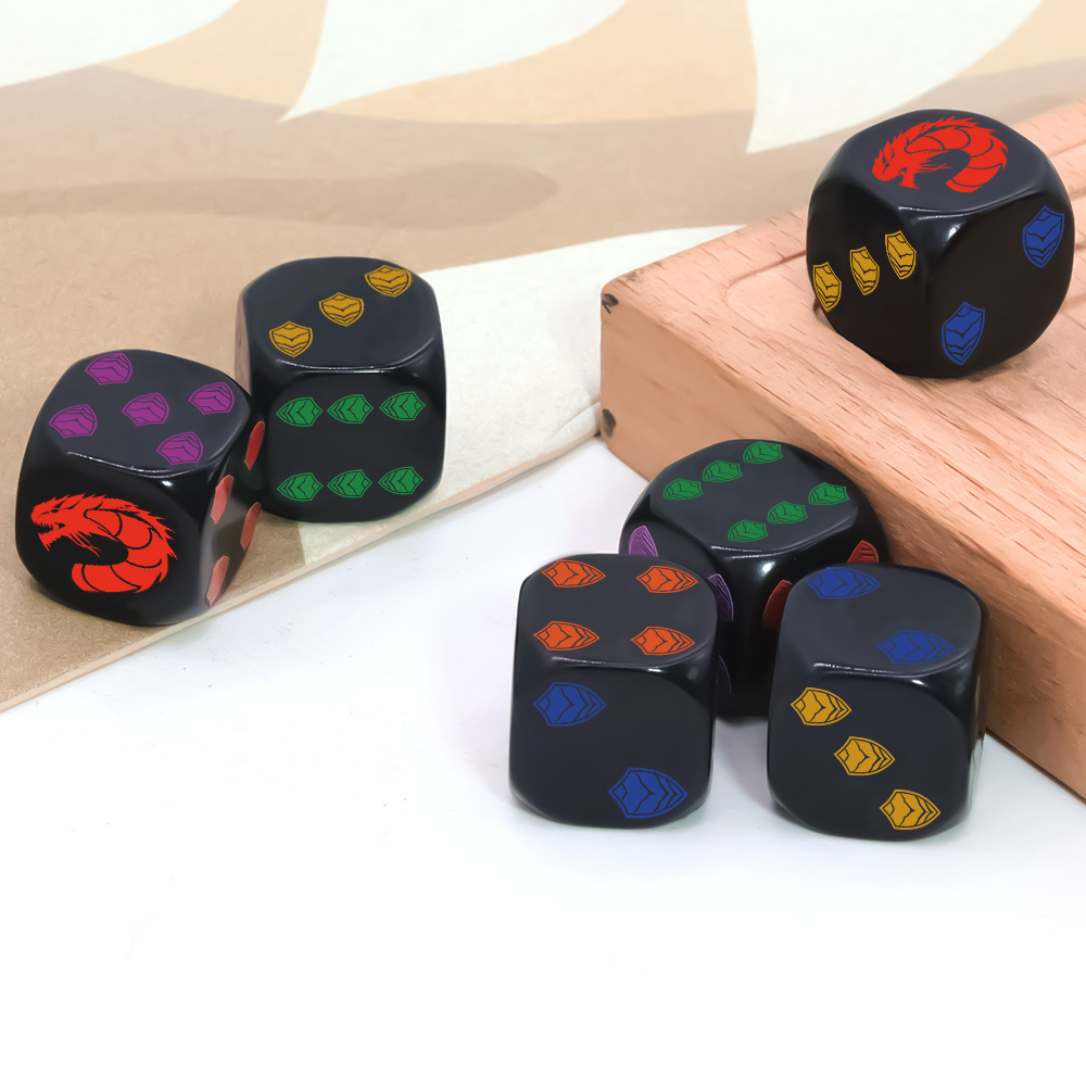 6 adet ejderha kalkanı Crest ç - Board Game Rpg incelemesi ve fiyatı