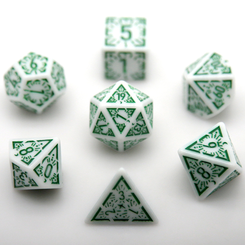 7 adet/takım çok taraflı Zar Y - Board Game Rpg incelemesi ve fiyatı