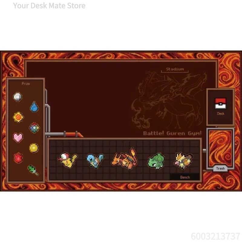 Piksel Tarzı Çim Desenli TCG O - Play Mat Neoprene incelemesi ve fiyatı
