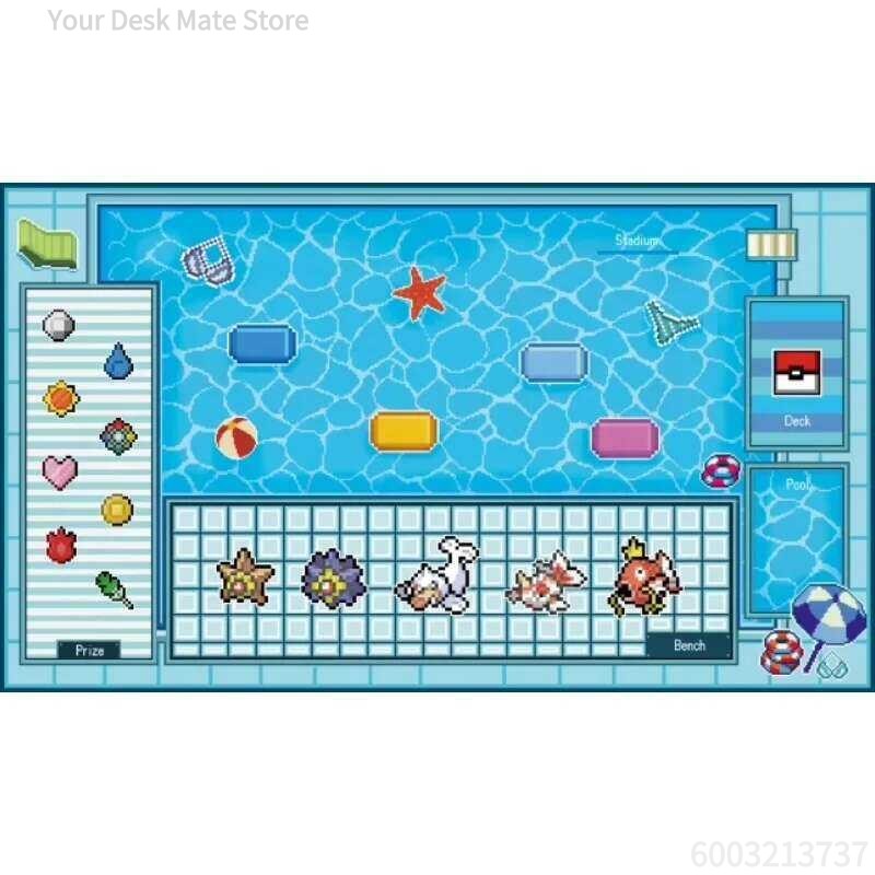 Piksel Tarzı Çim Desenli TCG O - Play Mat Neoprene incelemesi ve fiyatı
