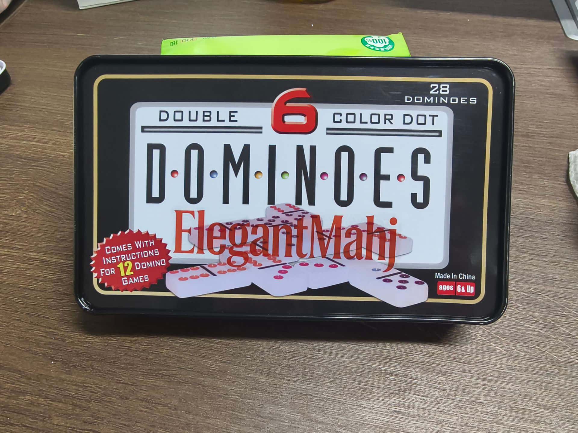 ElegantMahj Çift Altılı Domino - Board Game Dots incelemesi ve fiyatı