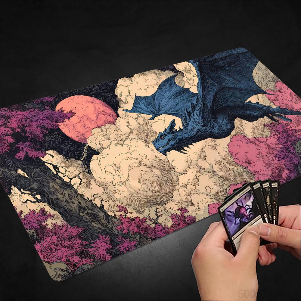 Retro Fantezi Ejderha MTG Oyun - Play Mat Neoprene incelemesi ve fiyatı
