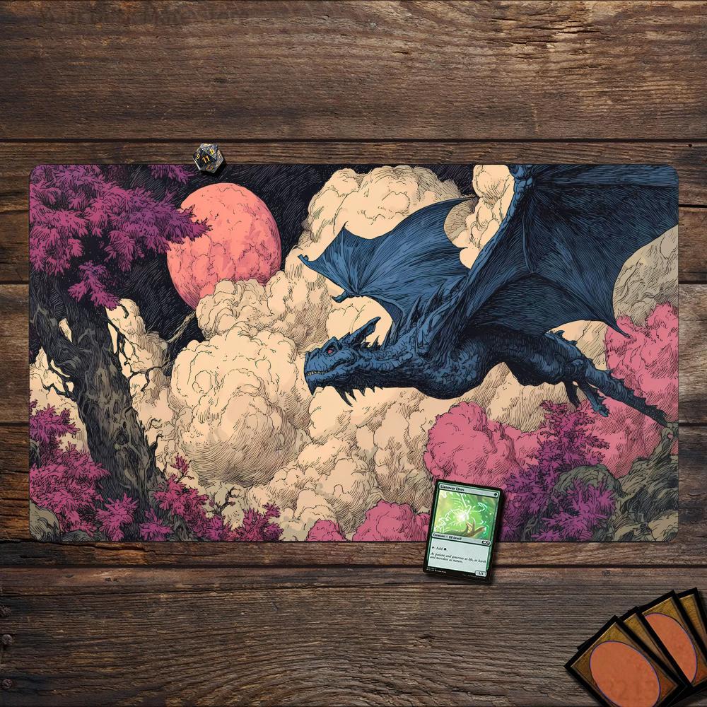 Retro Fantezi Ejderha MTG Oyun - Play Mat Neoprene incelemesi ve fiyatı